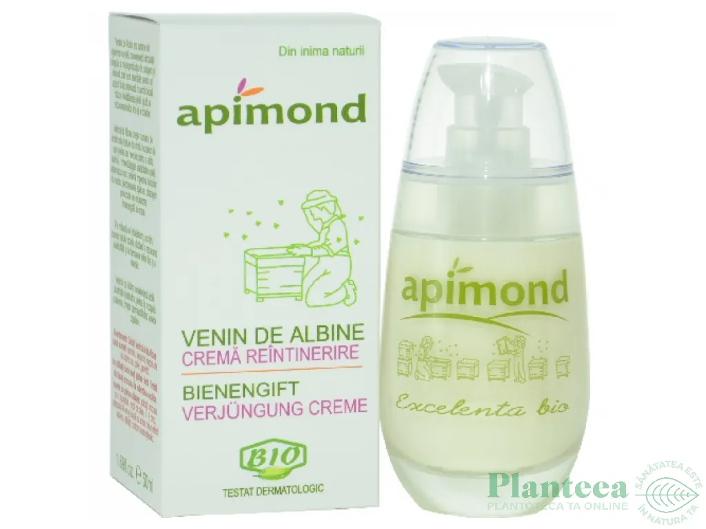 Crema reintinerire venin albine bio 50ml - APIMOND