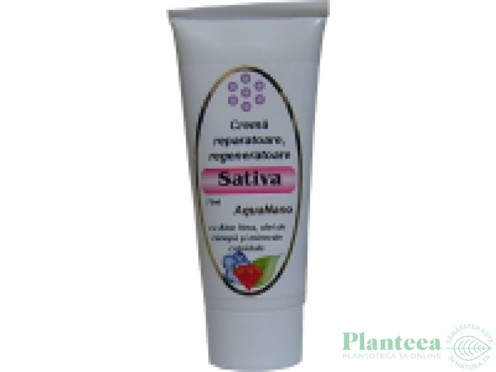 Crema fata reparatoare regeneratoare Sativa 75ml - AQUA NANO