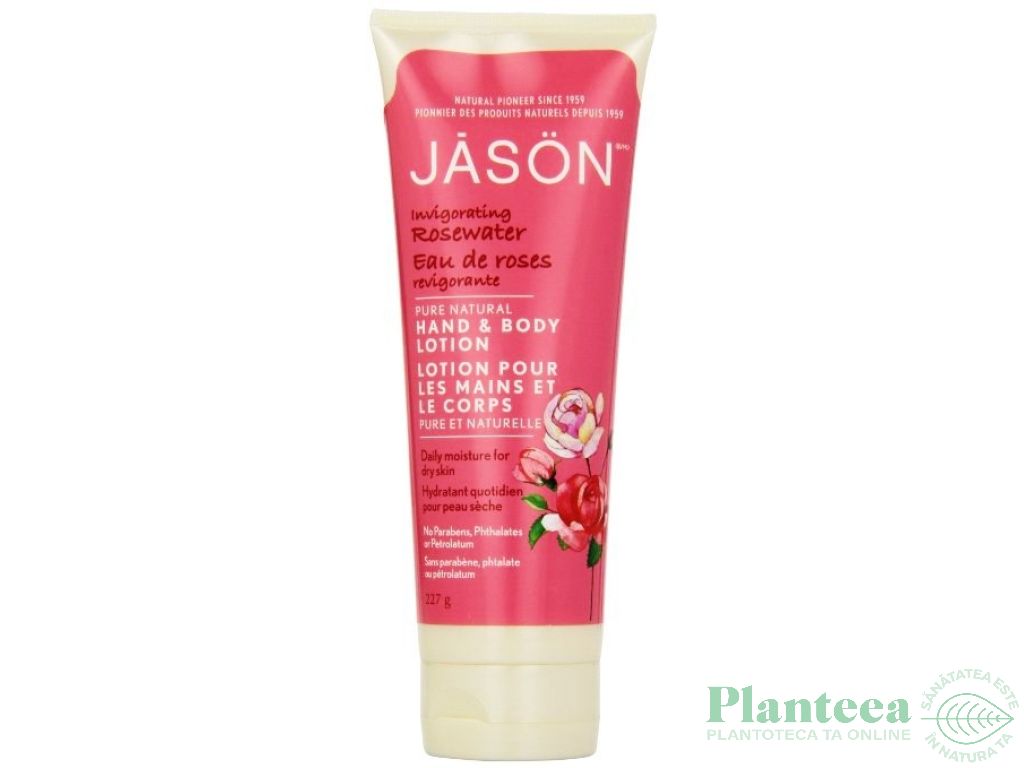 Crema trandafiri glicerina piele foarte uscata 227g - JASON