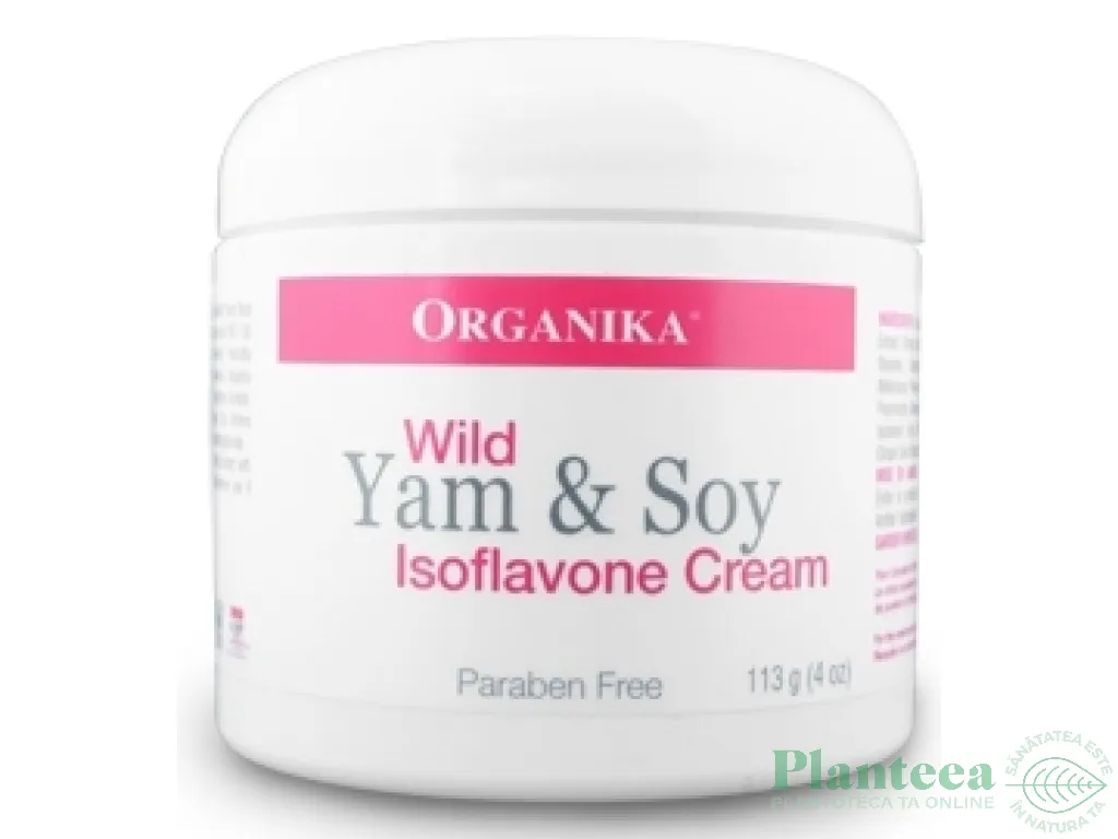 Crema yam salbatic isoflavone 120ml - ORGANIKA HEALTH