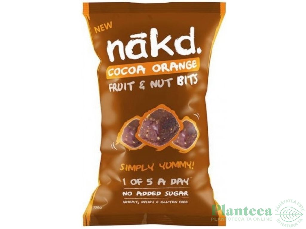 Bile desert fructe nuci cacao portocale raw 130g - NAKD