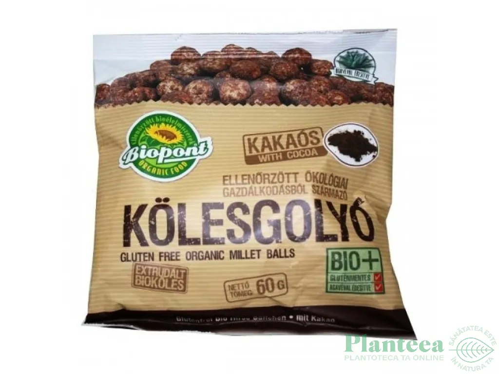 Crochete mei expandat cacao eco 60g - BIOPONT