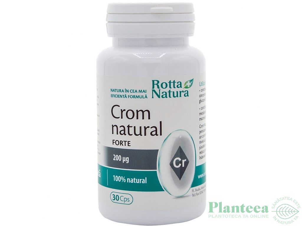 Crom natural forte 30cps - ROTTA NATURA