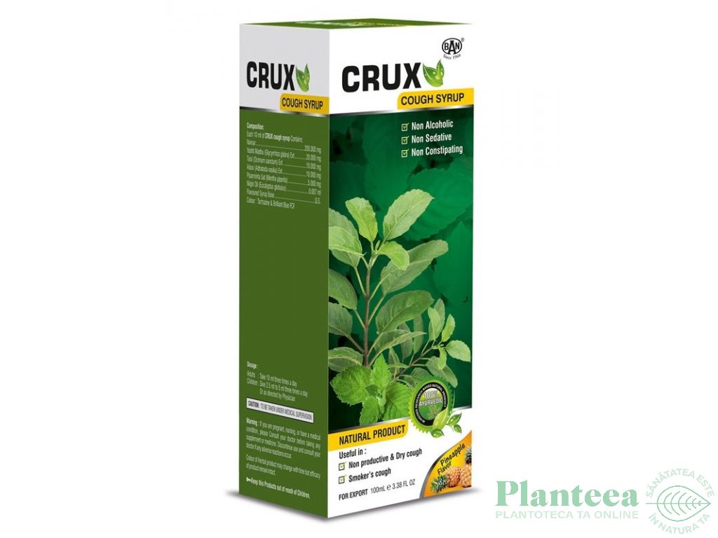 Sirop cough crux tulsi 100ml - BAN LABS