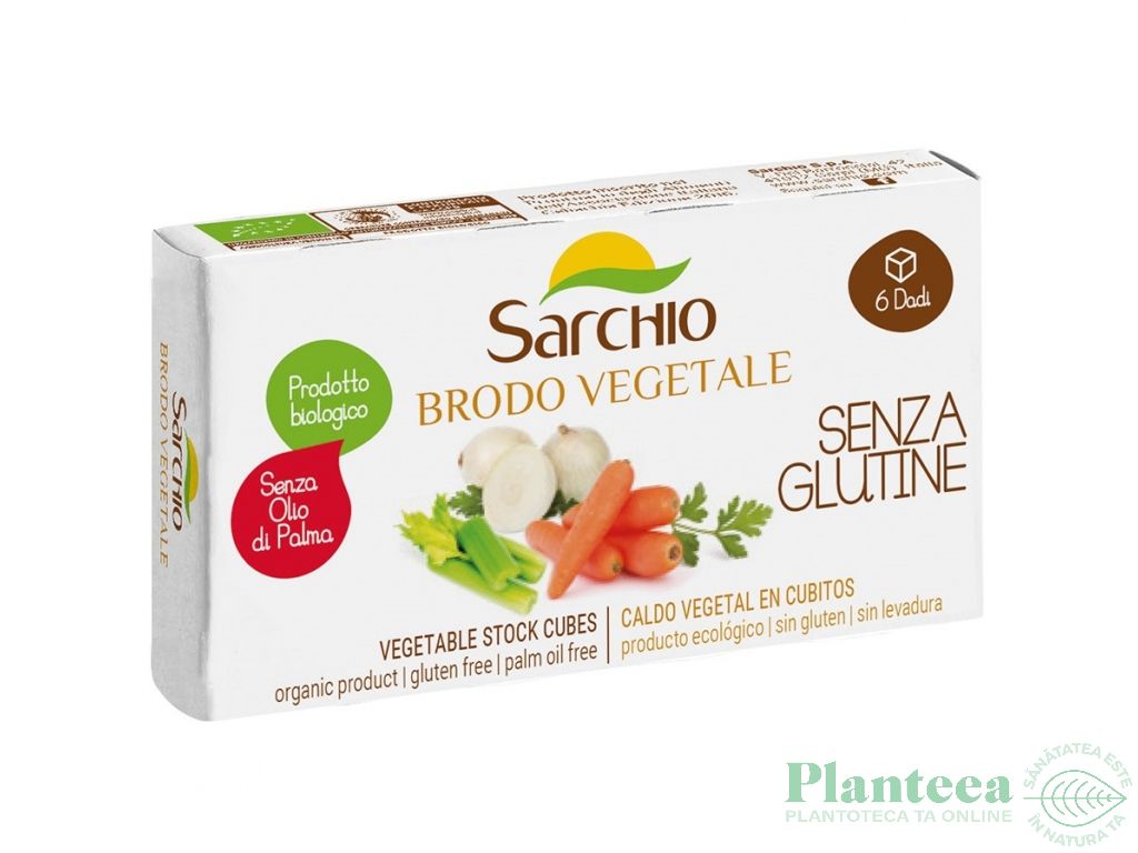 Cubulete supa legume fara gluten eco 6x10g - SARCHIO