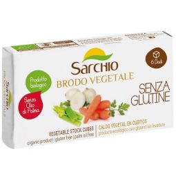 Cubulete supa legume fara gluten cu sare eco 6x11g - SARCHIO