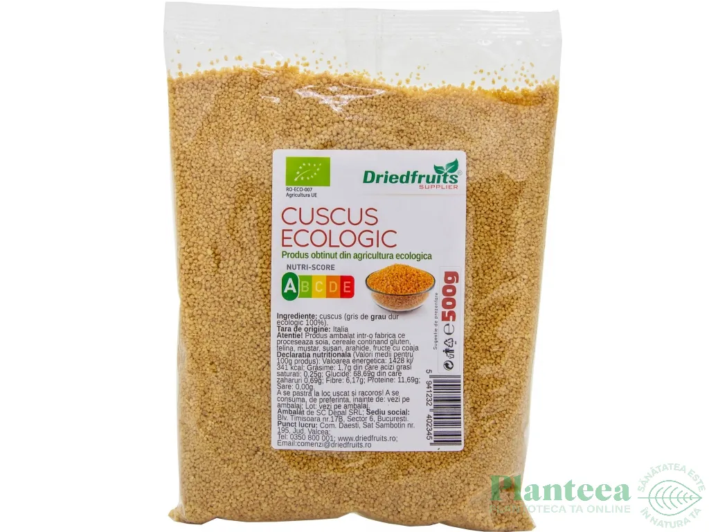 Cuscus grau dur eco 500g - DRIED FRUITS