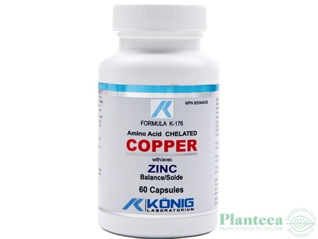 Copper [cupru balanta zinc] 60cps - KONIG LABORATORIUM