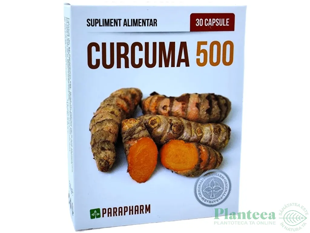 Curcuma 500mg 30cps - PARAPHARM