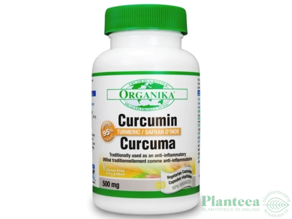 Curcumin 500mg 60cps - ORGANIKA HEALTH