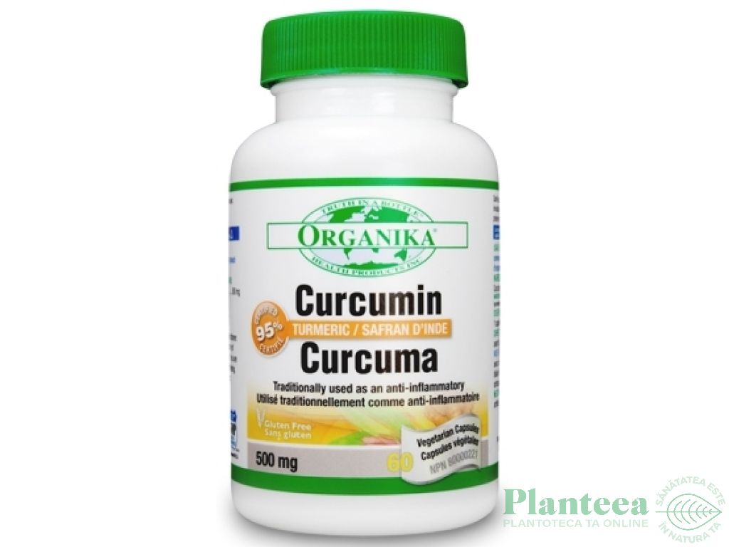 Curcumin 500mg 60cps - ORGANIKA HEALTH