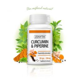 Curcumin Piperine 500mg 30cps - ZENYTH