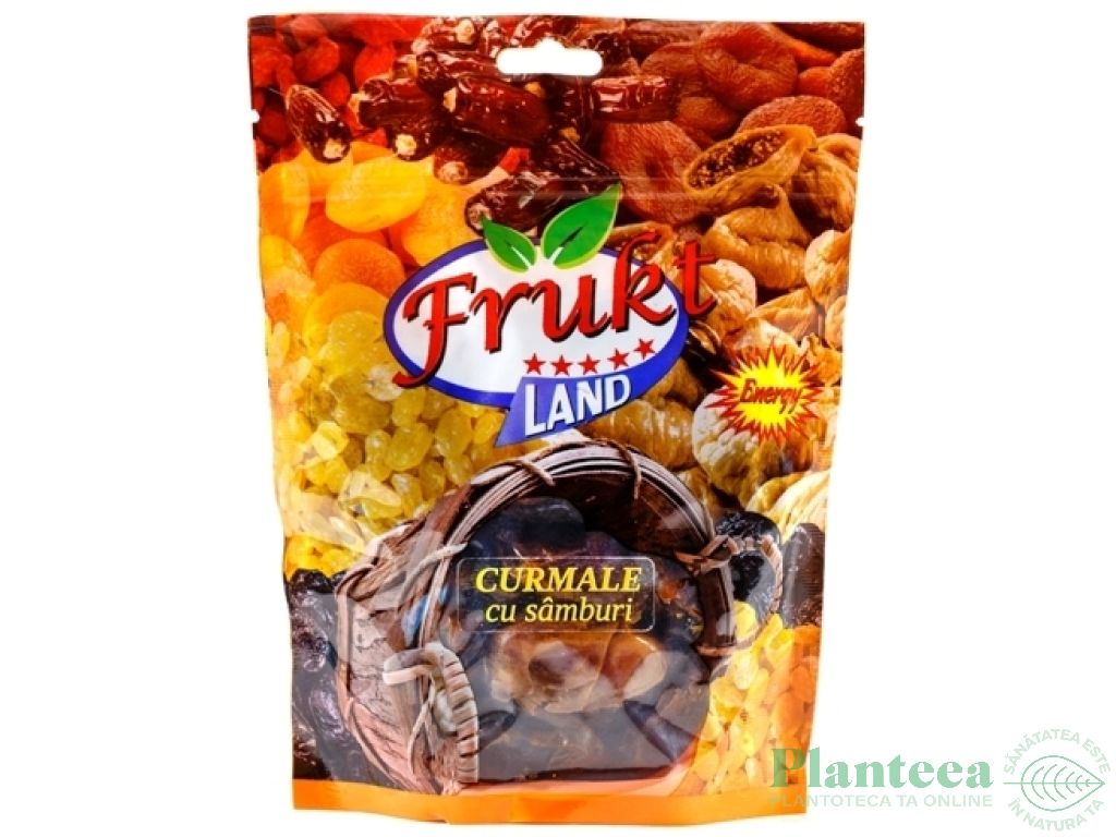 Curmale uscate cu samburi 250g - FRUKT LAND