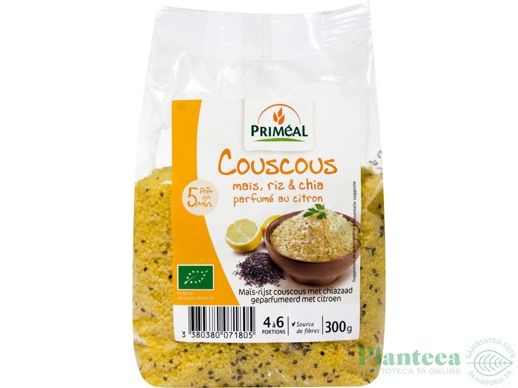 Cuscus porumb orez chia lamaie eco 300g - PRIMEAL