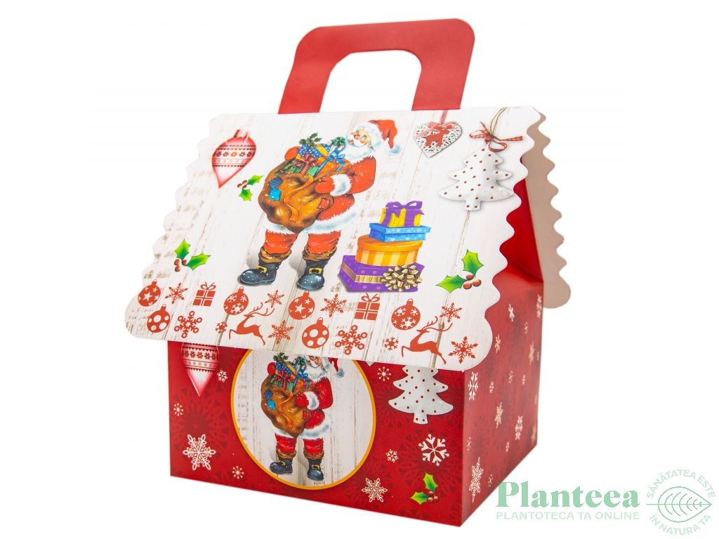 Cutie carton pt cadou casuta Mos Craciun 1b - CIF