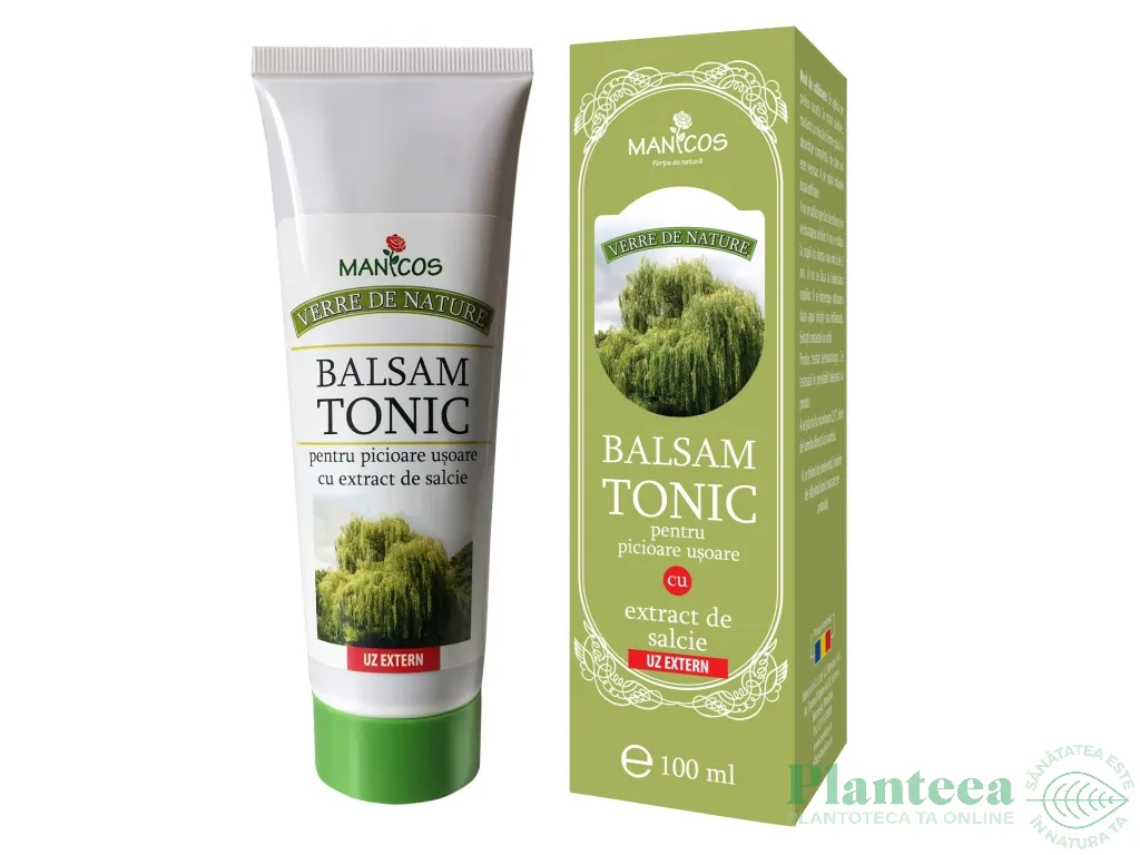 Balsam picioare usoare salcie 100ml - VERRE DE NATURE
