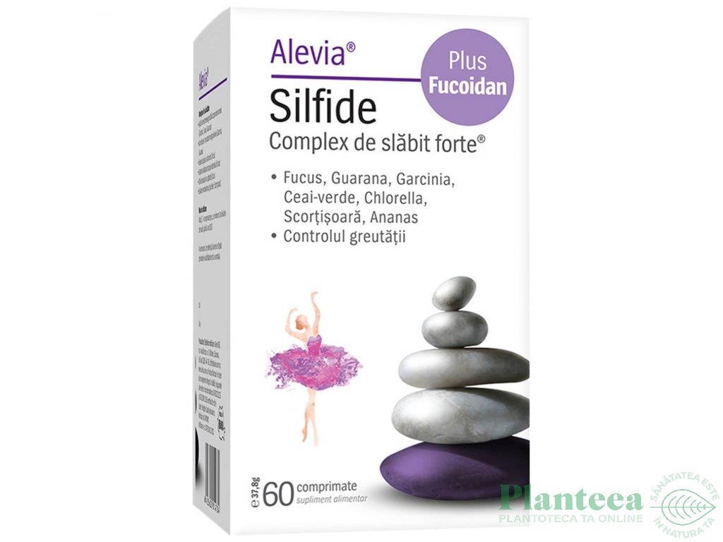 Silfide complex slabit forte Plus Fucoidan 60cp - ALEVIA