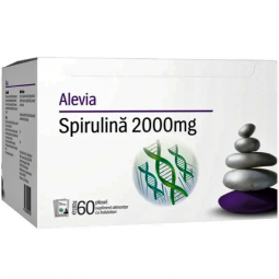 Spirulina 2000mg solubila plicuri 60x4,7g - ALEVIA