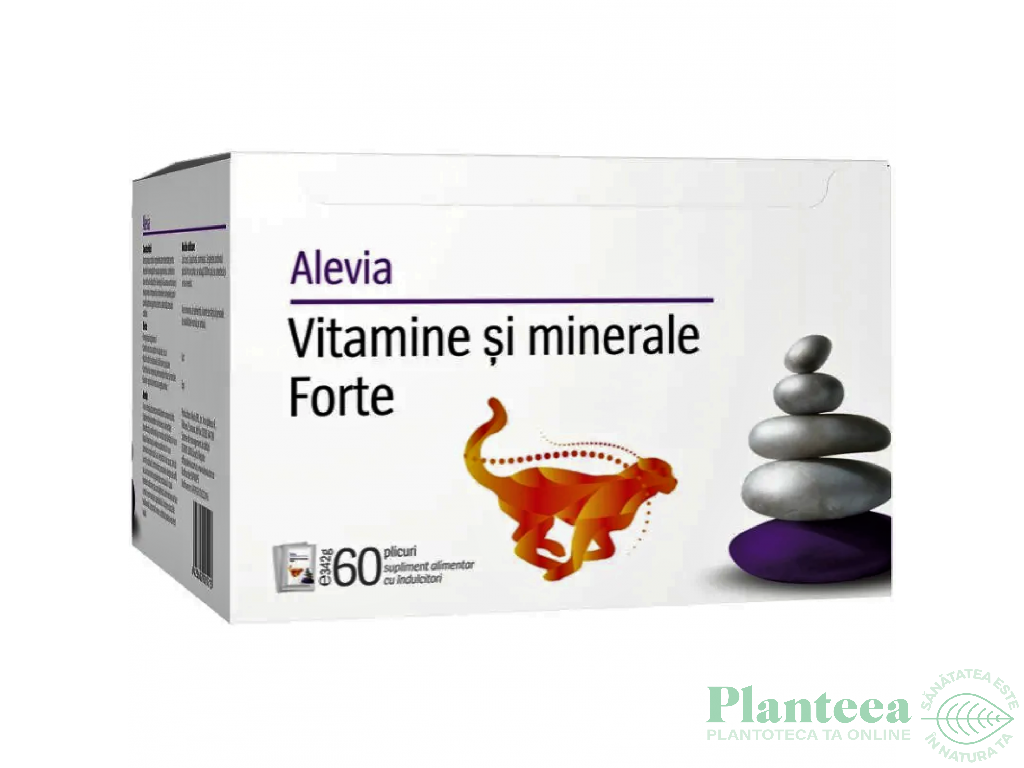 Vitamine minerale Forte solubile 60pl - ALEVIA