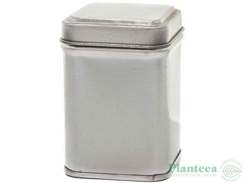 Cutie metalica pt ceai Silver 25g - THE BOX B.V.