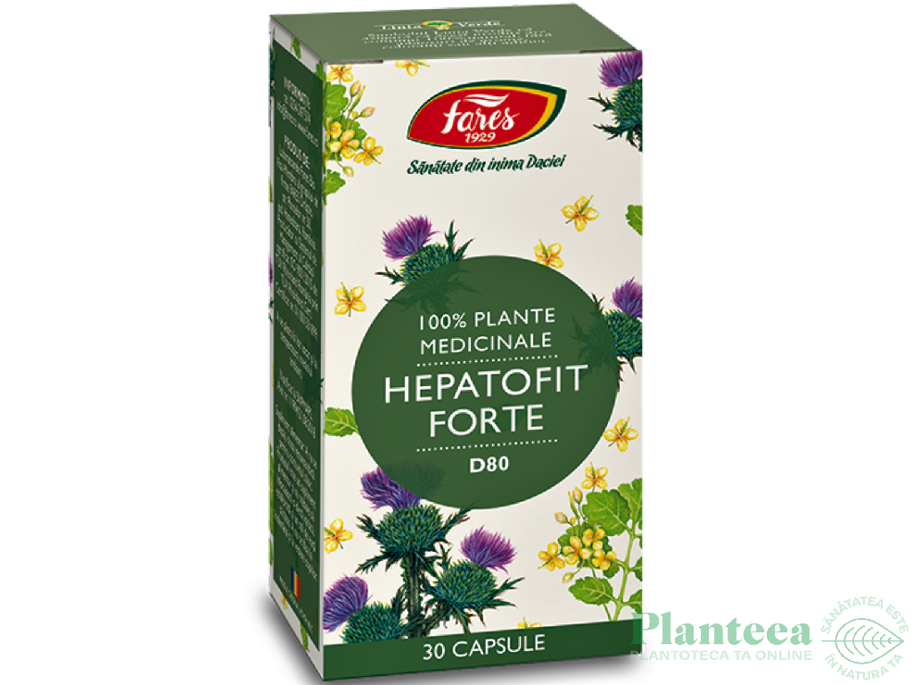 Hepatofit forte formula imbunatatita 30cps - FARES