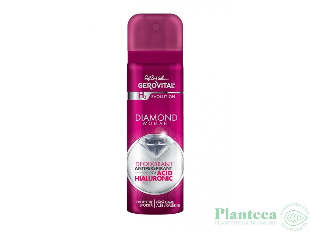 Deodorant spray antiperspirant Diamond Woman 150ml - GEROVITAL H3 EVOLUTION