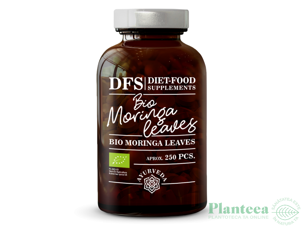 Moringa 490mg bio 250cp - DIET FOOD