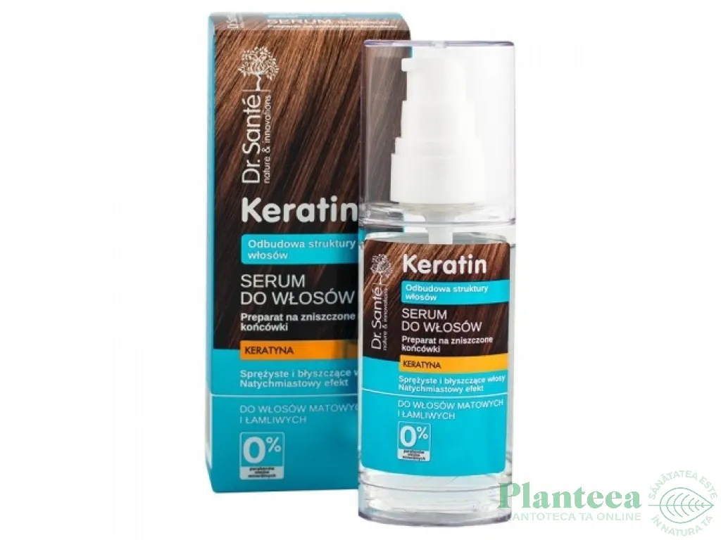 Ser par varfuri despicate cheratina arginina colagen 50ml - DR SANTE