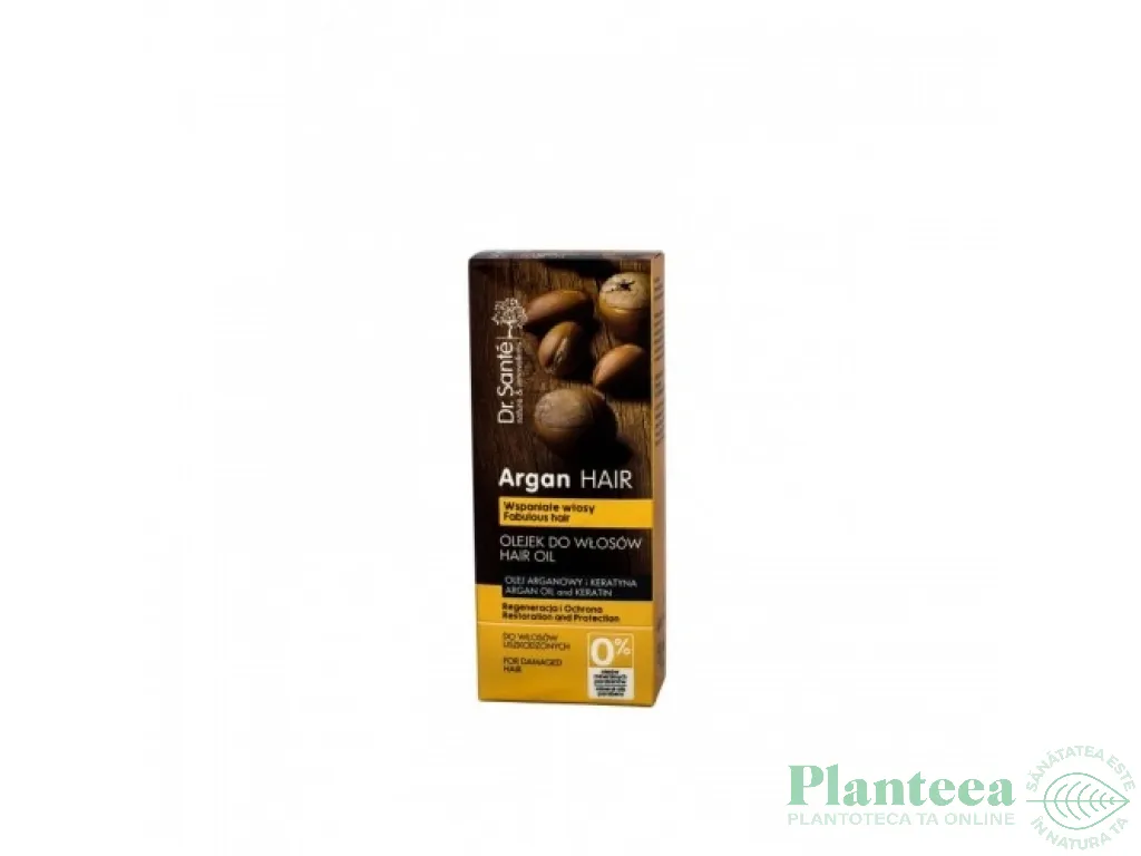 Ulei par deteriorat regenerant argan cheratina 50ml - DR SANTE