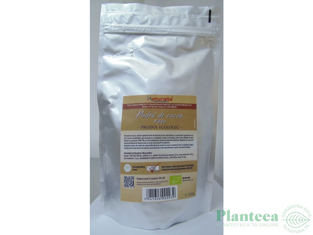 Cacao pulbere eco 250g - NATURALIA