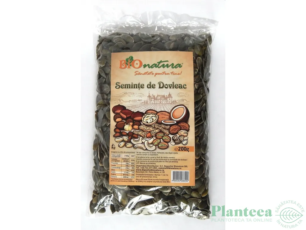 Seminte dovleac 200g - BIONATURA