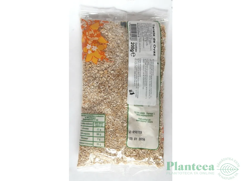 Tarate ovaz 200g - BIONATURA