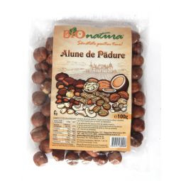 Alune padure crude intregi 100g - BIONATURA