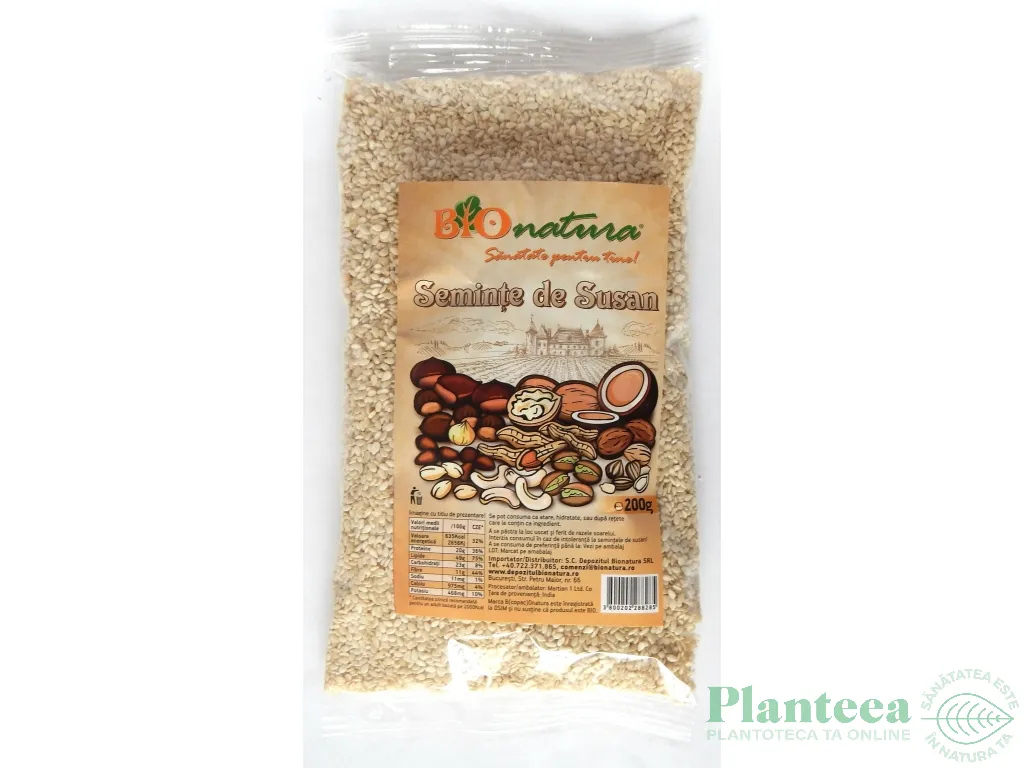 Seminte susan decorticat 200g - BIONATURA
