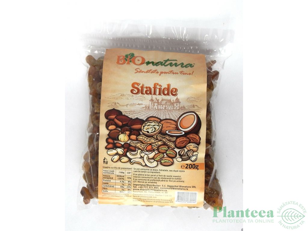 Stafide brune 200g - BIONATURA