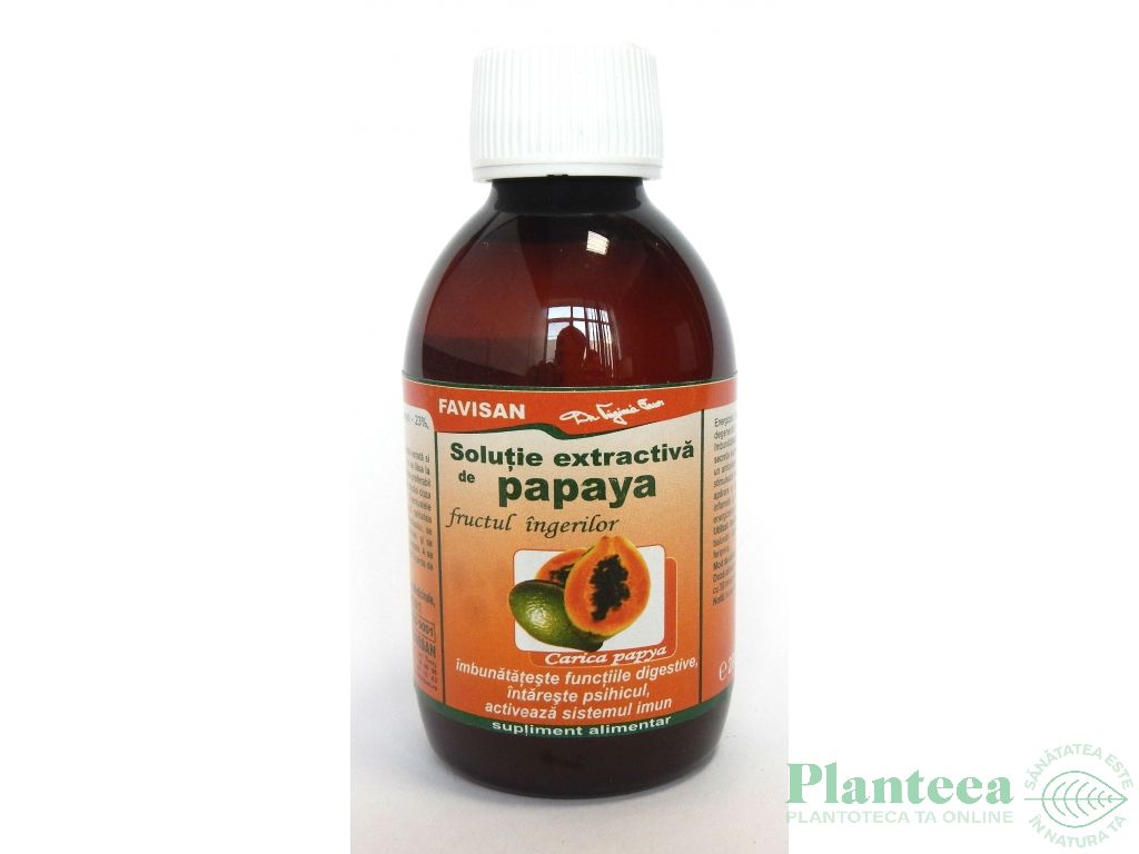 Tinctura papaya 200ml - FAVISAN