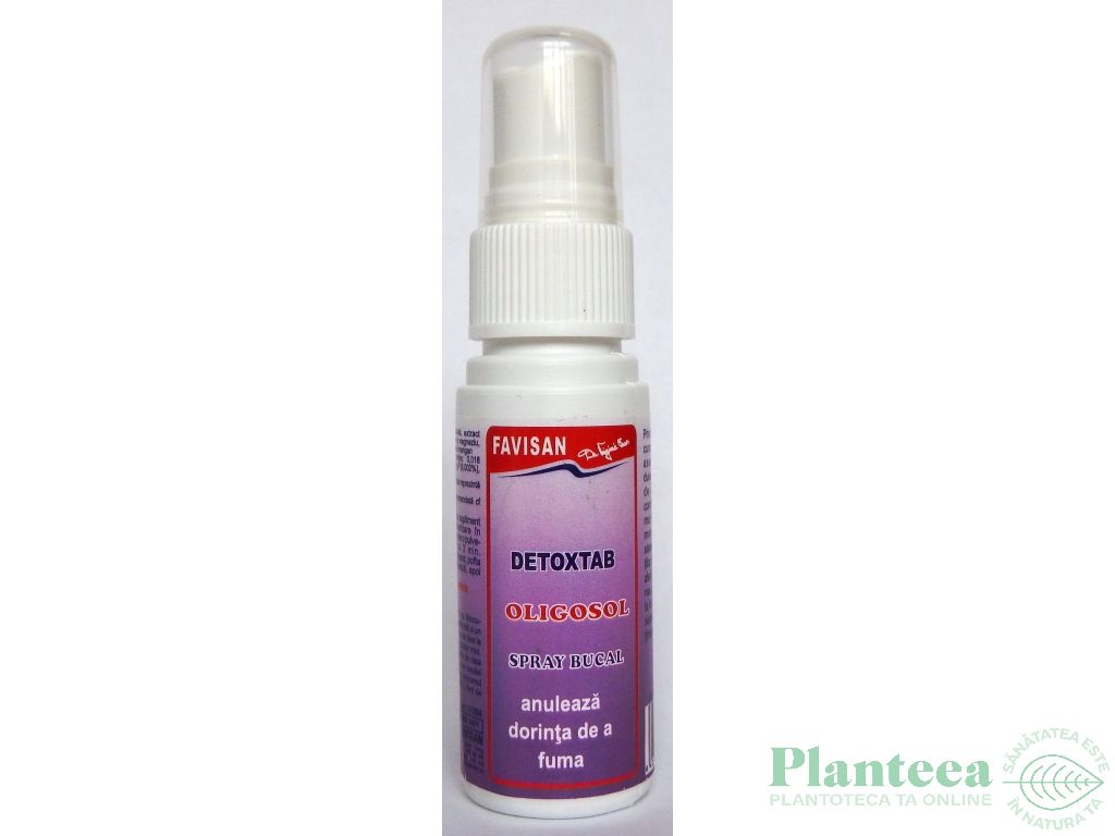 Spray bucal Detoxtab oligosol 30ml - FAVISAN