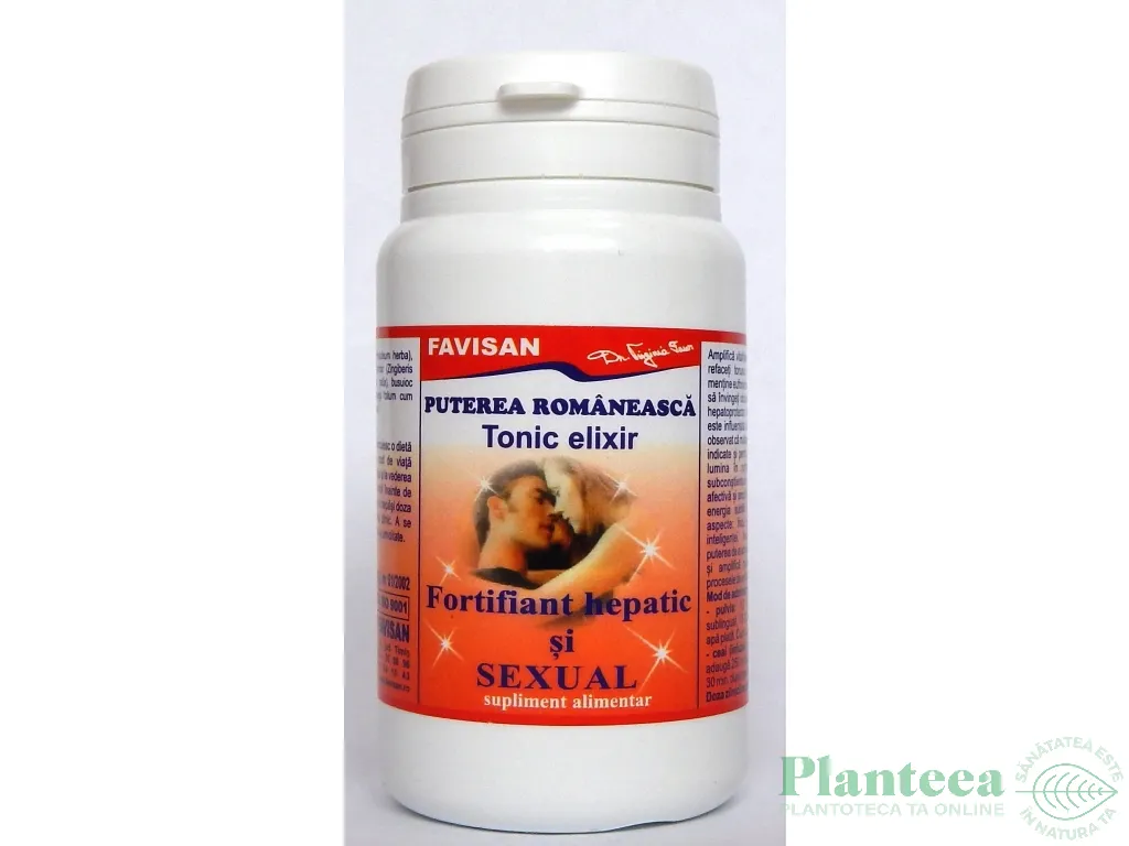 Tonic elixir Puterea Romaneasca 50g - FAVISAN