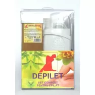 Kit Aparat+Super Depilet+Hartie+azulena+Ulei set - GLOBUS