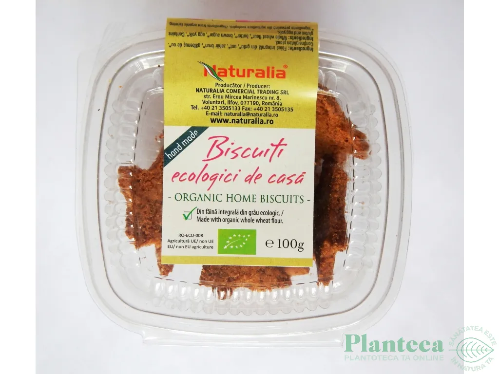 Biscuiti ecologici casa eco 100g - NATURALIA