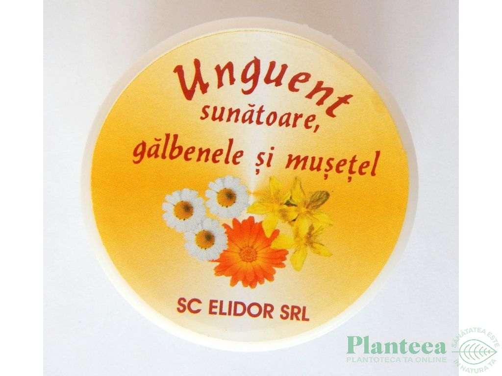 Unguent sunatoare galbenele musetel 20g - ELIDOR