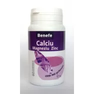 Calciu Mg Zn 60cp - BENEFE