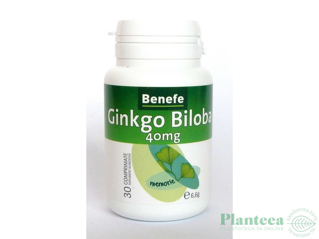 Ginkgo biloba 40mg 30cp - BENEFE