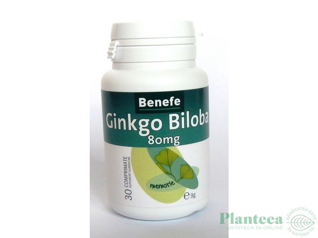 Ginkgo biloba 80mg 30cp - BENEFE