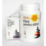 Pachet Complex slabit forte 100cp+Fibre slabit 400g - ALEVIA