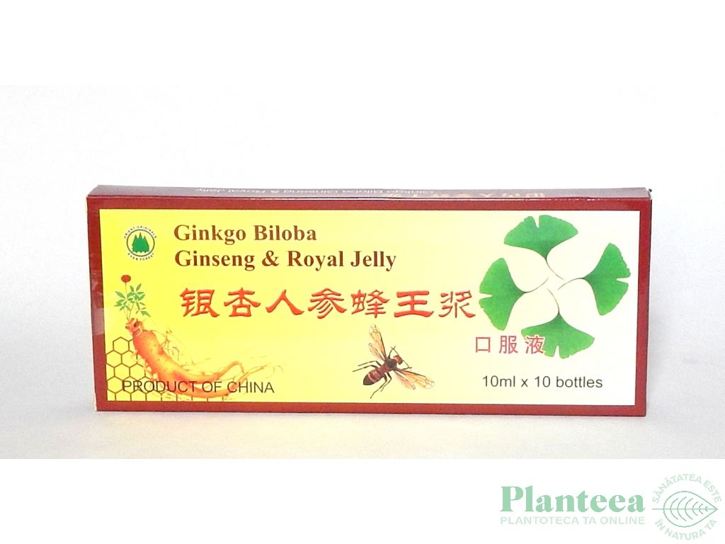 Ginkgo biloba ginseng royal jelly {3in1} 10fl - AMEDSSON