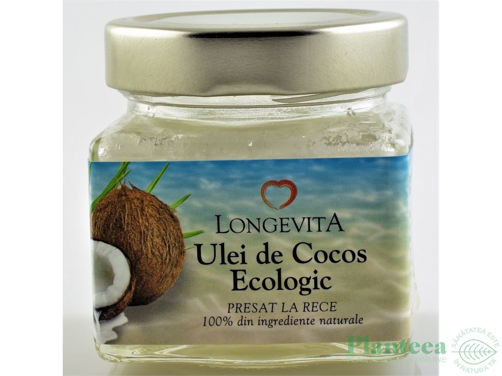 Ulei cocos presat rece eco 150ml - LONGEVITA