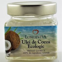 Ulei cocos presat rece eco 150ml - LONGEVITA