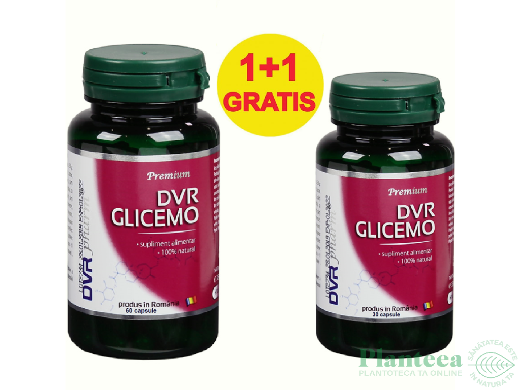 Pachet DVR Glicemo 60+30cps - DVR PHARM