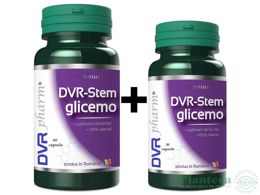 Pachet Stem Glicemo 60+30cps - DVR PHARM